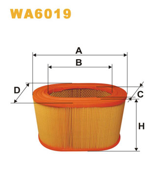 Luchtfilter Wix Filters WA6019