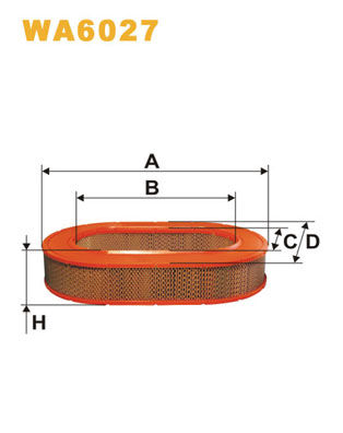 Luchtfilter Wix Filters WA6027