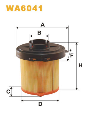 Luchtfilter Wix Filters WA6041