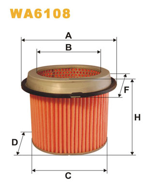 Luchtfilter Wix Filters WA6108