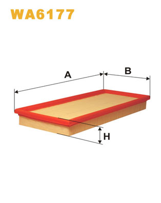 Luchtfilter Wix Filters WA6177
