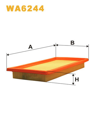Luchtfilter Wix Filters WA6244