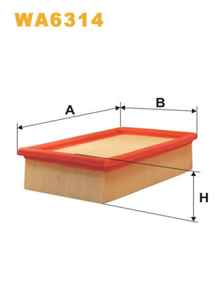 Luchtfilter Wix Filters WA6314