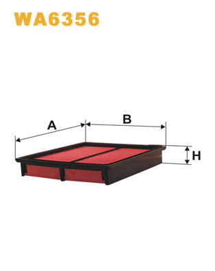 Luchtfilter Wix Filters WA6356
