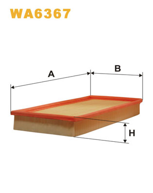 Luchtfilter Wix Filters WA6367
