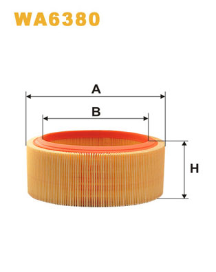 Luchtfilter Wix Filters WA6380