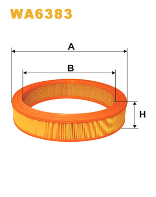 Luchtfilter Wix Filters WA6383