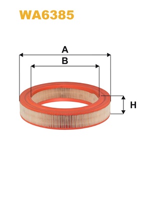 Luchtfilter Wix Filters WA6385