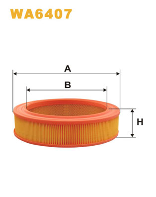 Luchtfilter Wix Filters WA6407