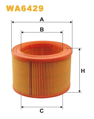 Luchtfilter Wix Filters WA6429