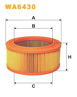 Luchtfilter Wix Filters WA6430