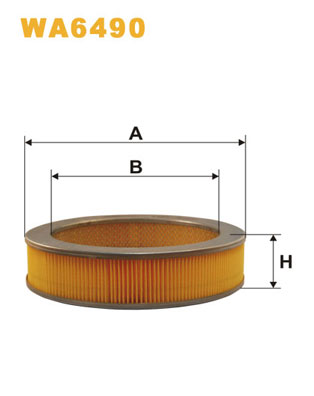 Luchtfilter Wix Filters WA6490