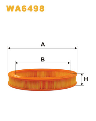 Luchtfilter Wix Filters WA6498