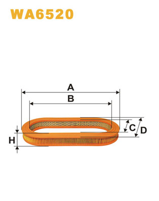 Luchtfilter Wix Filters WA6520