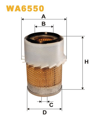 Luchtfilter Wix Filters WA6550