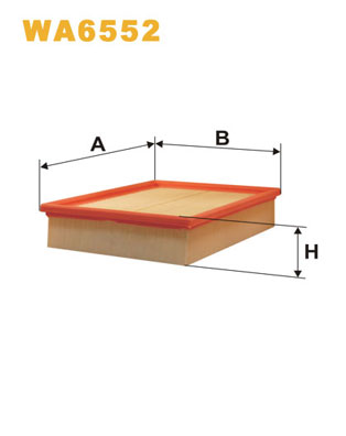 Luchtfilter Wix Filters WA6552