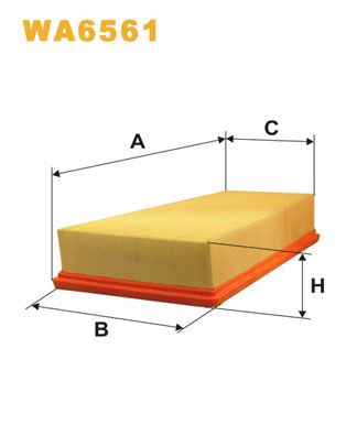 Luchtfilter Wix Filters WA6561