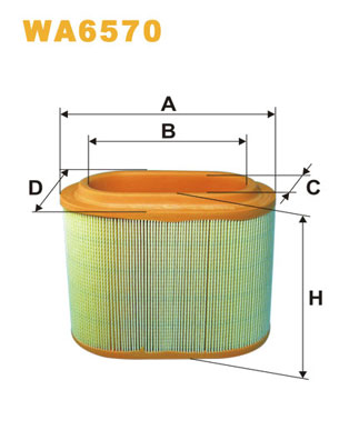 Luchtfilter Wix Filters WA6570