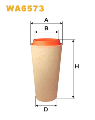 Luchtfilter Wix Filters WA6573