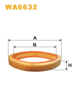 Luchtfilter Wix Filters WA6632