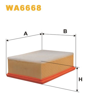 Luchtfilter Wix Filters WA6668