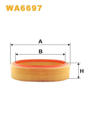 Luchtfilter Wix Filters WA6697