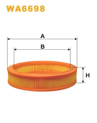 Luchtfilter Wix Filters WA6698