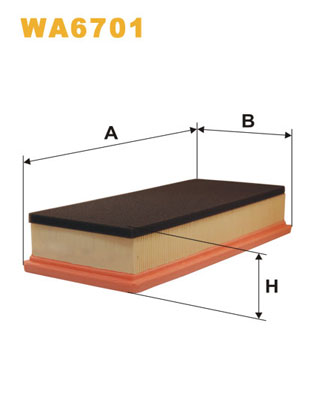 Luchtfilter Wix Filters WA6701