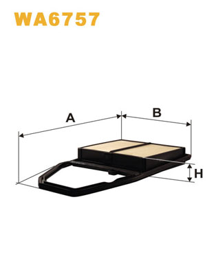 Luchtfilter Wix Filters WA6757