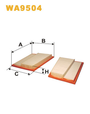 Luchtfilter Wix Filters WA9504