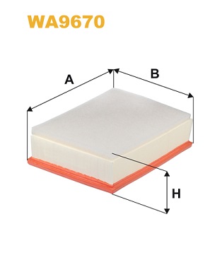 Luchtfilter Wix Filters WA9670