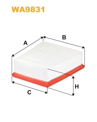 Luchtfilter Wix Filters WA9831