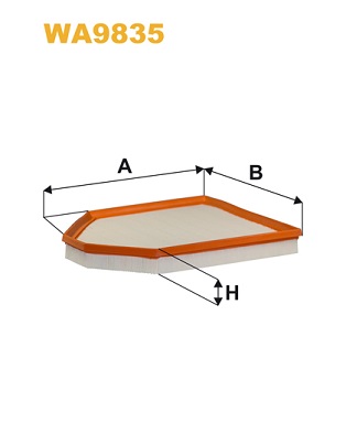 Luchtfilter Wix Filters WA9835