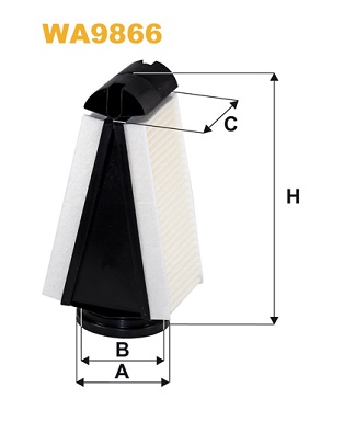 Luchtfilter Wix Filters WA9866