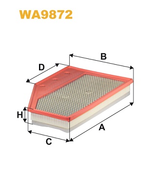 Luchtfilter Wix Filters WA9872