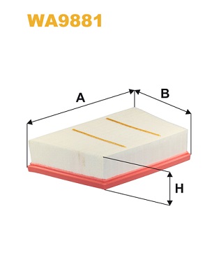 Luchtfilter Wix Filters WA9881