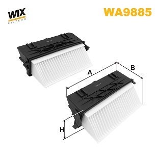 Luchtfilter Wix Filters WA9885