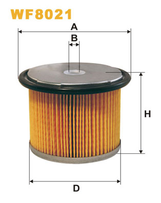 Brandstoffilter Wix Filters WF8021