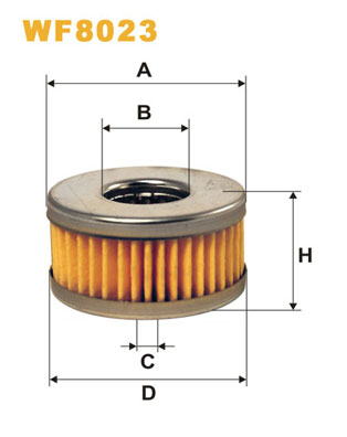 Brandstoffilter Wix Filters WF8023