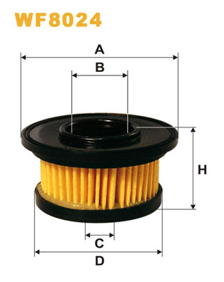 Brandstoffilter Wix Filters WF8024