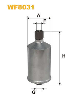 Brandstoffilter Wix Filters WF8031