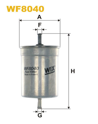 Brandstoffilter Wix Filters WF8040