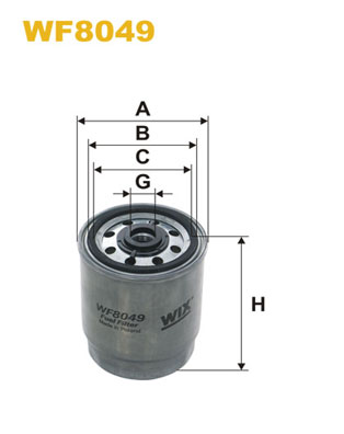 Brandstoffilter Wix Filters WF8049