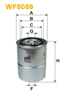 Brandstoffilter Wix Filters WF8059