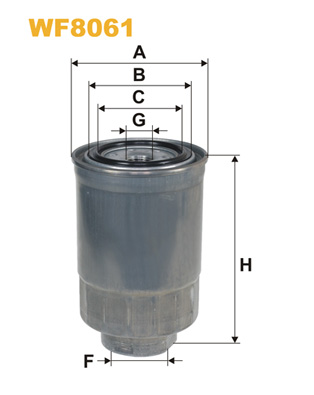 Brandstoffilter Wix Filters WF8061