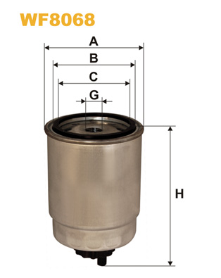 Brandstoffilter Wix Filters WF8068