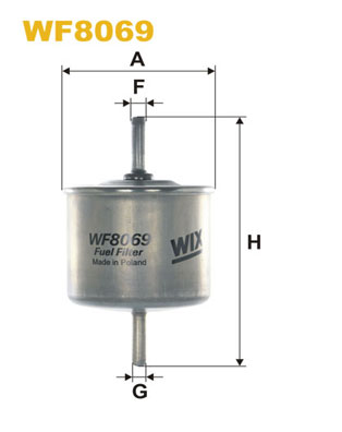 Brandstoffilter Wix Filters WF8069