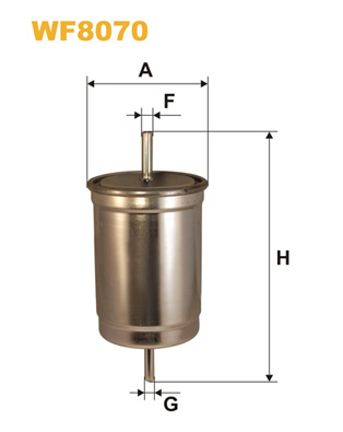 Brandstoffilter Wix Filters WF8070