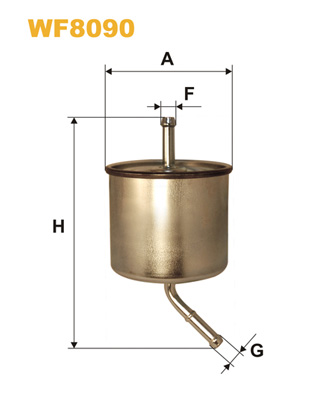 Brandstoffilter Wix Filters WF8090