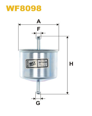 Brandstoffilter Wix Filters WF8098